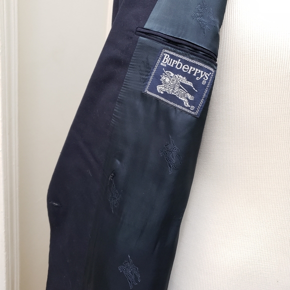Burberry Double Breasted Navy Blazer - Picture 5 of 6